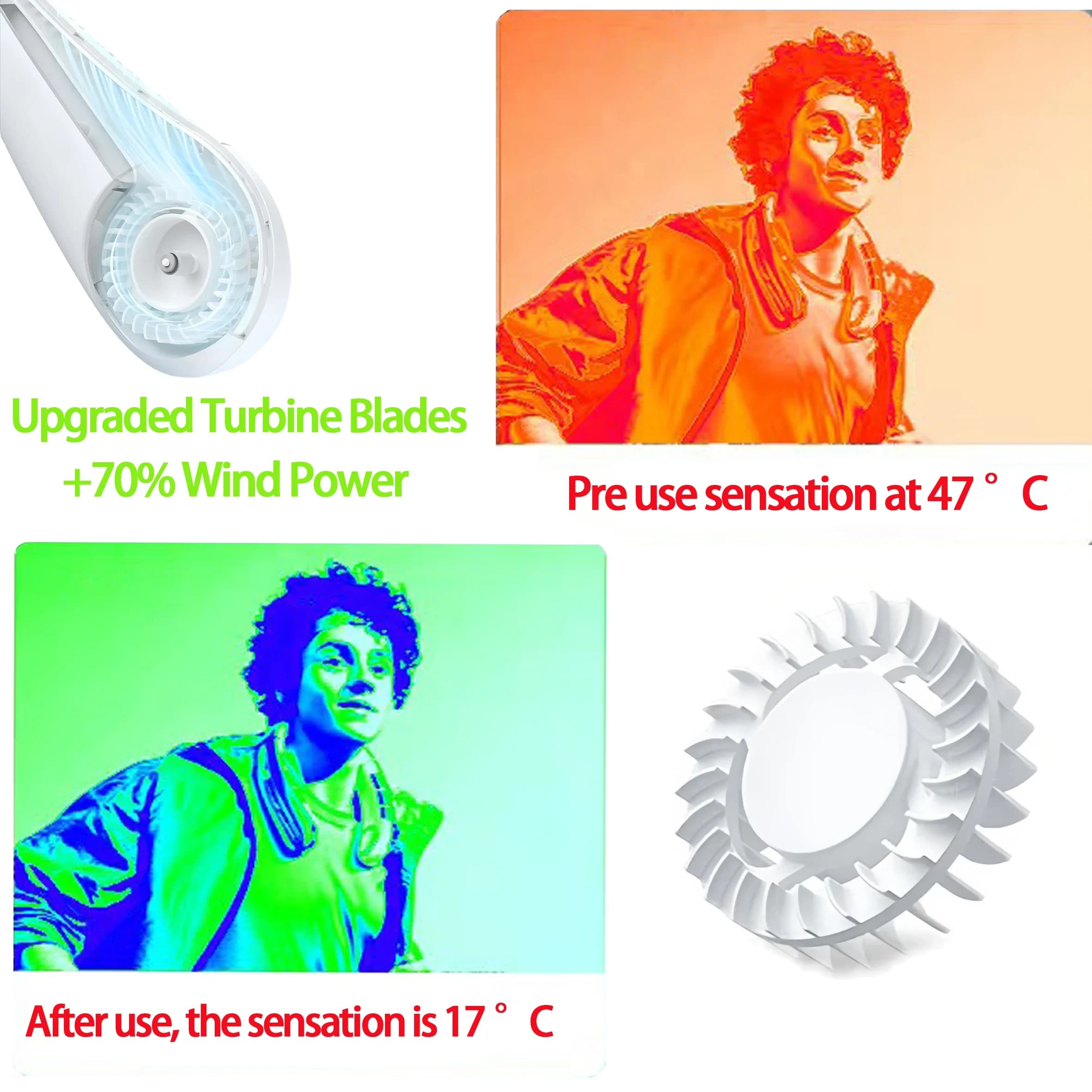 BreezeBand Portable Bladeless Neck Fan thumbnail 6